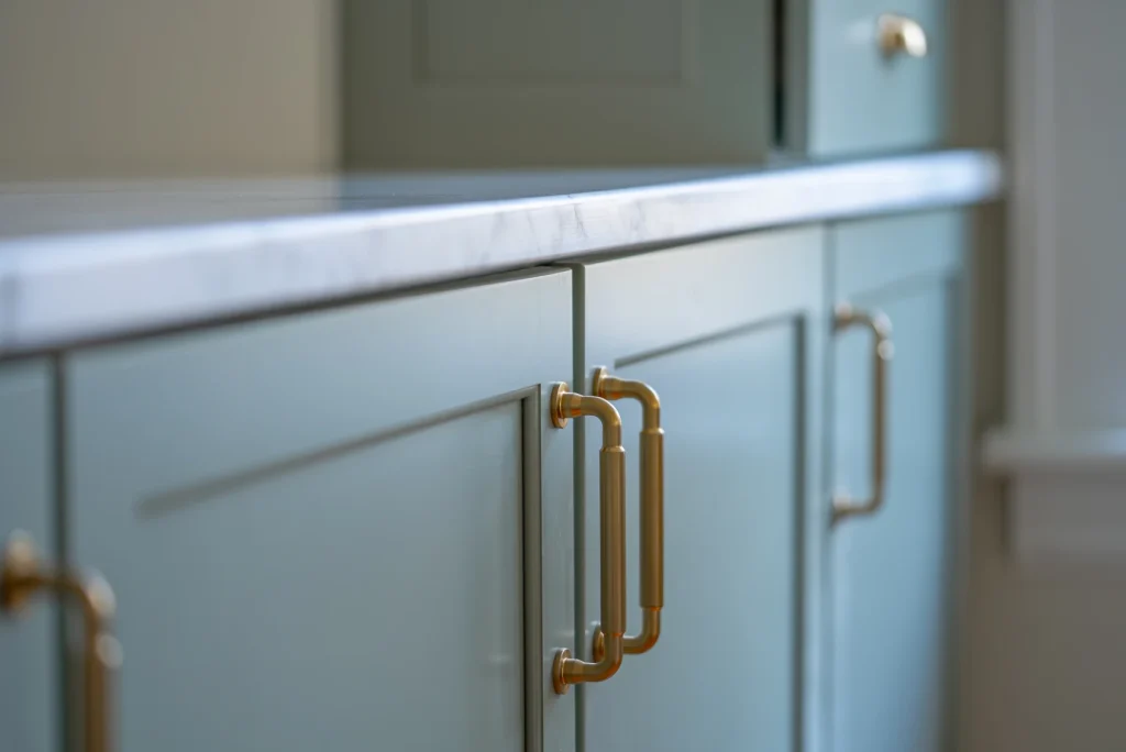 This Asheville kitchen remodel included custom cabinetry and design by Benbow and Associates