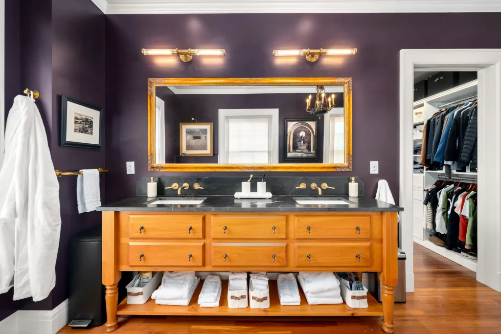 bathroom remodel custom vanity